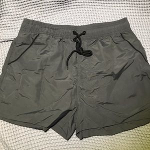 Quick Dry Swim Shorts with Back Zipper Pocket